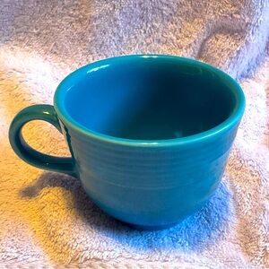 Fiestaware Tea Cup - Turquoise / Peacock Blue